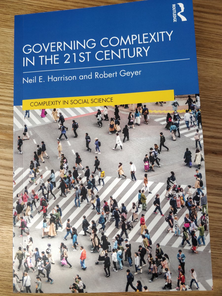 ebriggs_editor's tweet photo. Exciting post: the new addition to the Complexity in Social Science book series! 'Governing Complexity in the 21st Century' by Neil E. Harrison and Robert Geyer has contributions by @samir_rihani and @JudeRowley1 
https://t.co/S2dtHnpQDR
@complexcase @EmUprichard @GerritsLasse https://t.co/Xx76iv4X9y