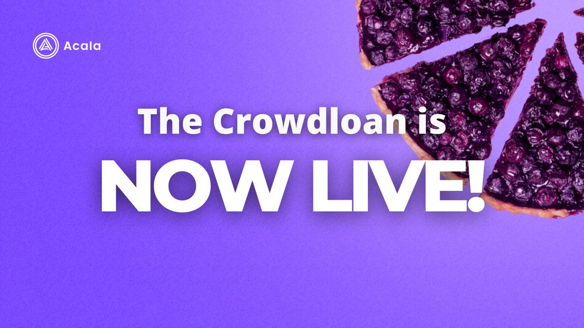 FrancisDhun's tweet photo. 🚀The Acala Crowdloan is now live! Get your piece of the network before it launches on Polkadot💥 

🔥Join now for up to a 10% acala token bonus➡️ https://t.co/QxryGYRk1P

@Polkadot @AcalaNetwork #parachains #thecryptolifestyle https://t.co/7h8forcGCb