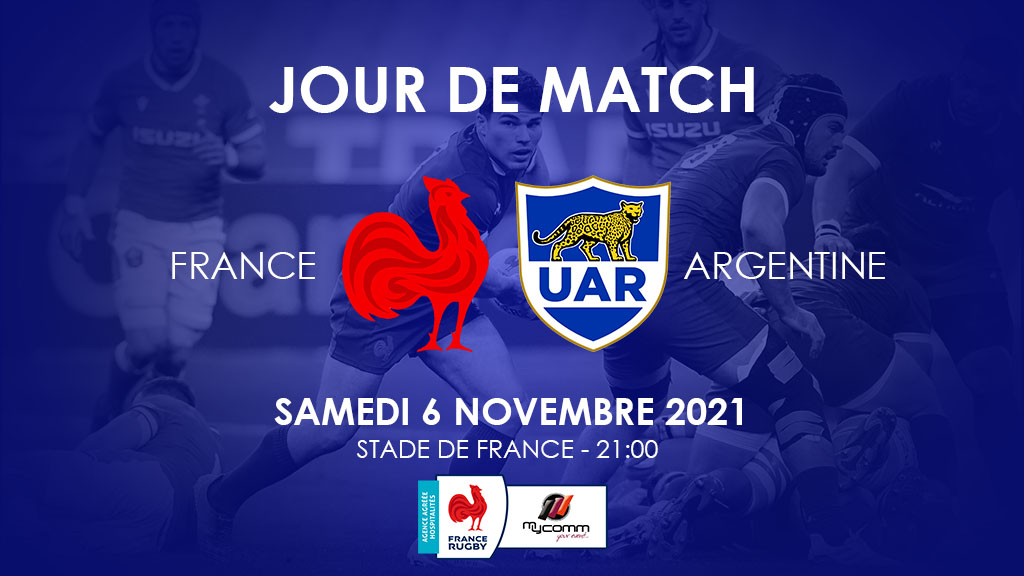 Le XV de France est de retour 🏉🇫🇷

Rendez-vous à 21h pour le premier match des Bleus dans les Autumn Nations Series 2021 face à l'Argentine !

#FRAARG #NeFaisonsXV