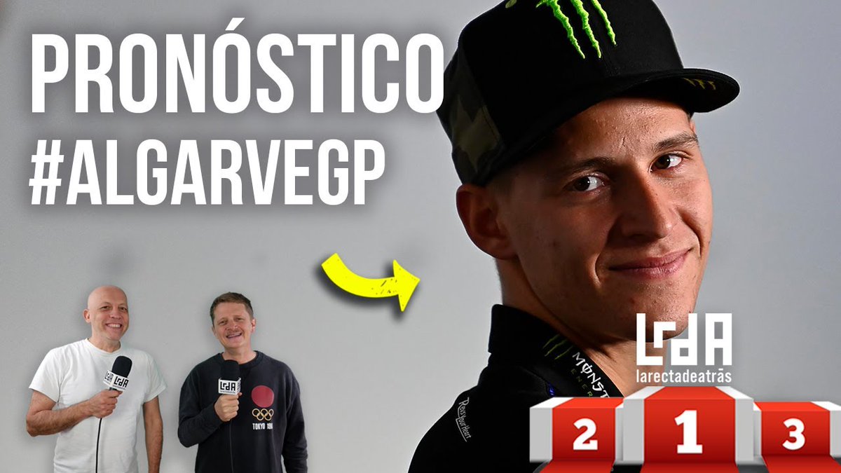 larectadeatras's tweet photo. Nuestros pronósticos para el #AlgarveGP
Dejad los vuestros en los comentarios de YouTube para ganar la camiseta de la sabiduría o el parche de #LRDA
¡Pincha el enlace!
▶️ https://t.co/h8VCB8ts8F
Verlo es opcional, suscribirse y compartirlo es obligatorio 😜
#MotoGP #Moto https://t.co/19ZQQTtxTV