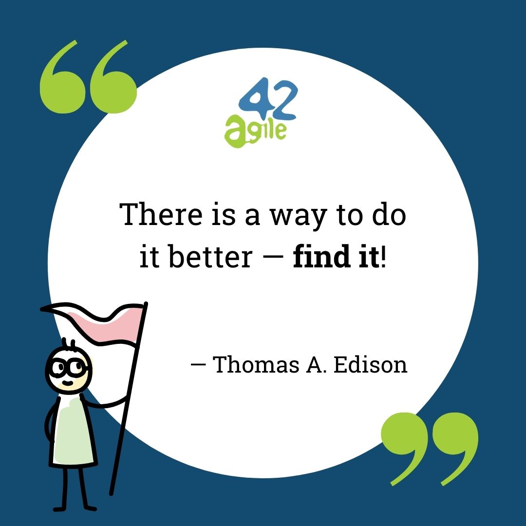 agile42's tweet photo. Need help finding the way? 

The free agile42 Community offers the chance to connect with like-minded professionals and discuss your challenges. 

Find out more: https://t.co/XFgW8JkTnW

#innovation #agile #designthinking https://t.co/63FTUVRLLs