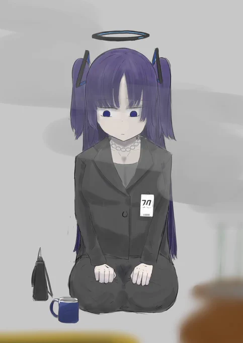 スマートに葬儀～ #ブルアカ #ブルーアーカイブ 