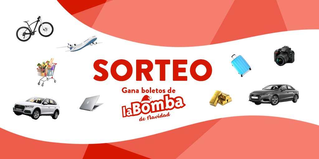 Lupa_esp's tweet photo. ¡SORTEO! Regalamos 26 boletos de #LaBombaDeNavidad para que estés más cerca de sus fantásticos regalos.
¿Cómo conseguir uno? ¡Fácil!
1️⃣ Síguenos.
2️⃣ Cuéntanos cuál es tu premio favorito y menciona a la persona con la que lo quieres disfrutar.
BB.LL en https://t.co/qh5zixLuJD https://t.co/UHeyhbMoq2