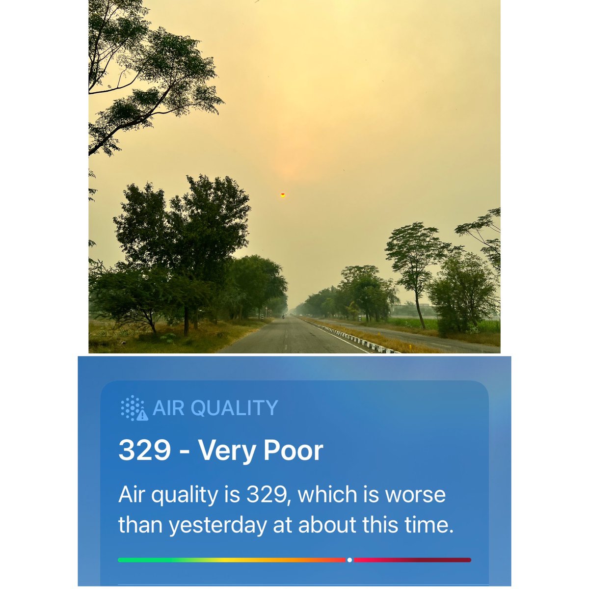 anmolpreetsidhu's tweet photo. #airpollution every body have to take responsibilities even I start from my self yesterday night i also in those who fire crackers #sorryearth 🌍 https://t.co/vB2Rl1K6z2