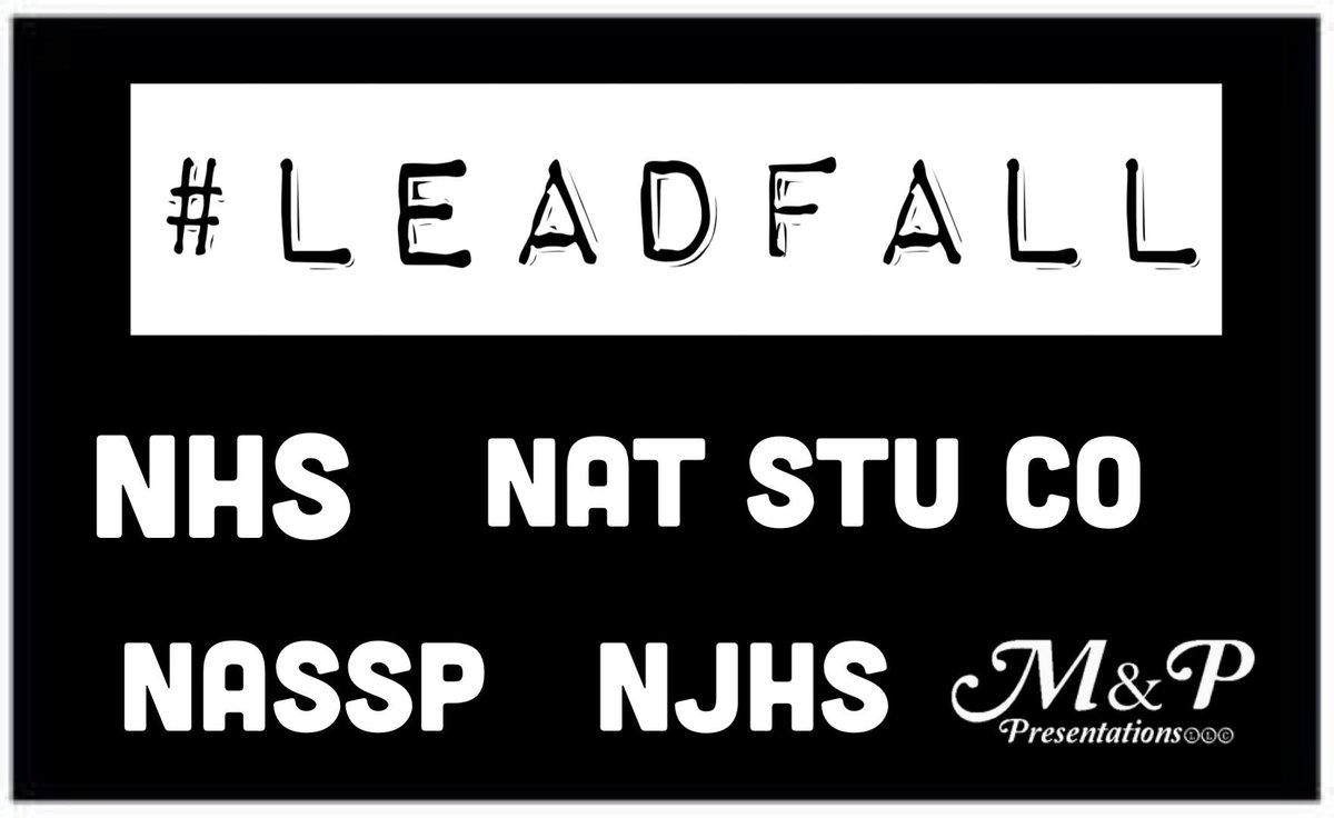 MPPresentations's tweet photo. Here. We. Go. See you tonight! #LEADFall @NatStuCo @NASSP @nhs_njhs #MP2Day https://t.co/JKQXMg74cE