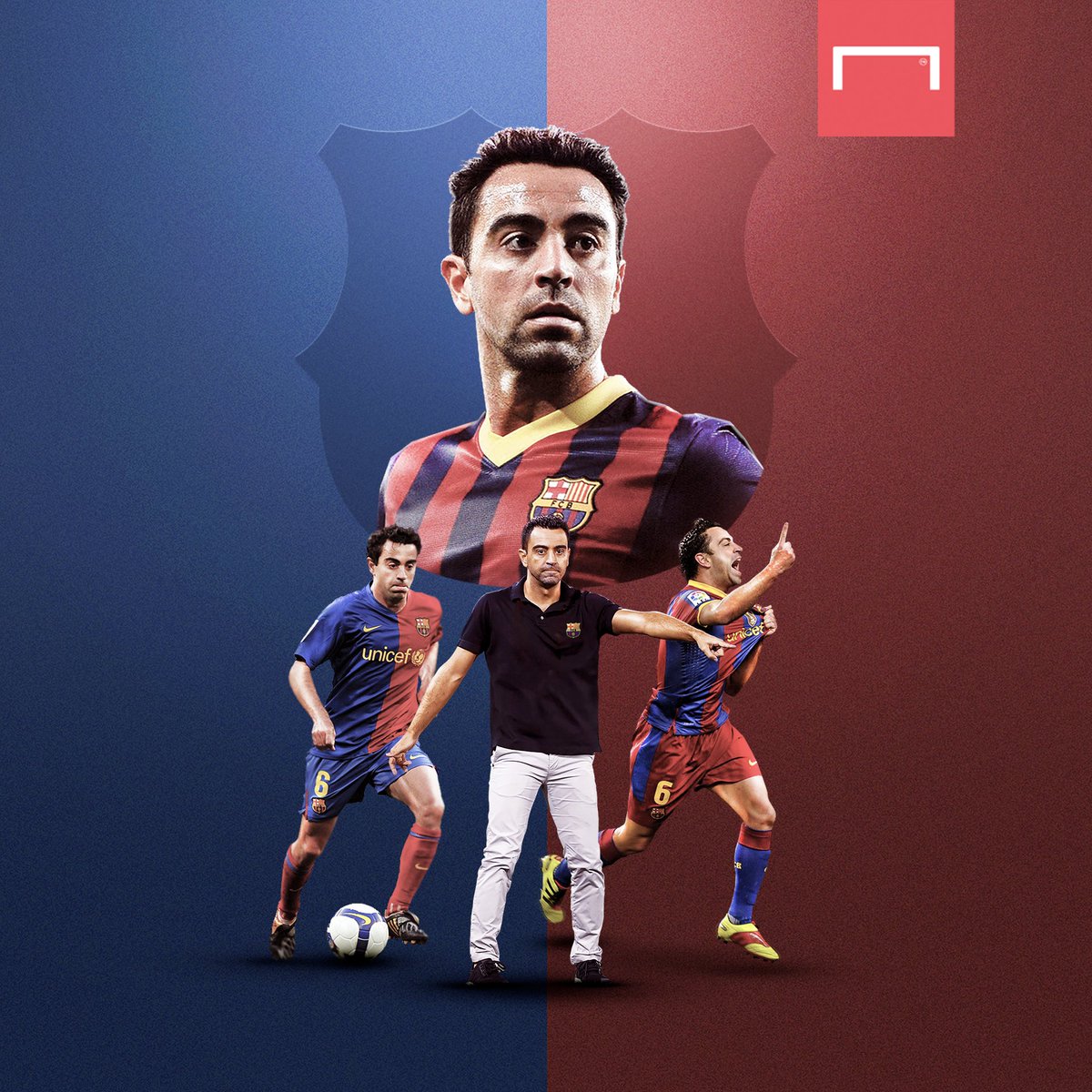 goal's tweet photo. BREAKING: Al-Sadd confirm Xavi will leave the club to return to Barcelona as manager 🤝

He's home 💙❤️ https://t.co/Q4itTWjOhu