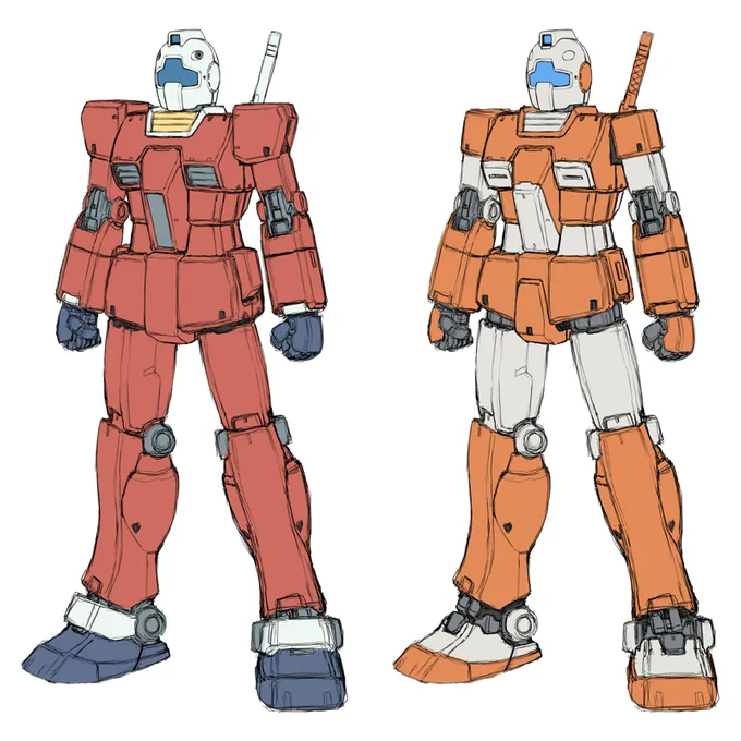 なんかイデオンカラージムがライトアーマーに見えるっての散見するけど、そんなに似てるかなぁ? 