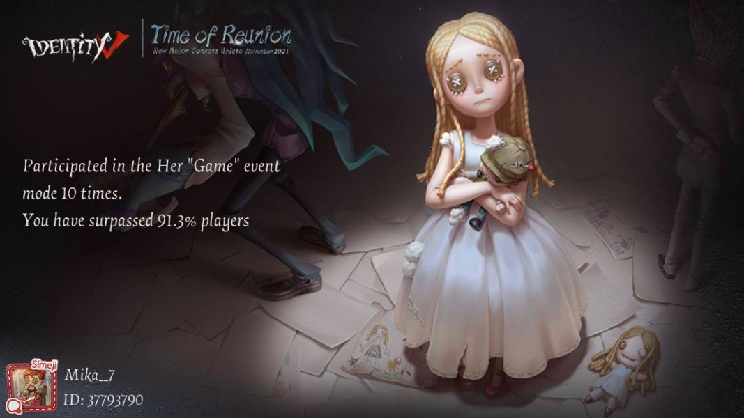 IdvMika's tweet photo. I'm playing Identity V. Fancy a game? https://t.co/gozujbjMiI