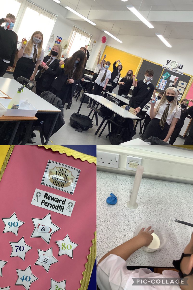Massive well done to S1 who worked very well throughout their cells topic to reach 100 points. For their reward period they chose to make stress balls by using cornflour and water. 🤗🎈