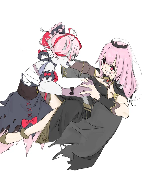 #graveyART  
#callilust 

カリオペを襲うオリー 