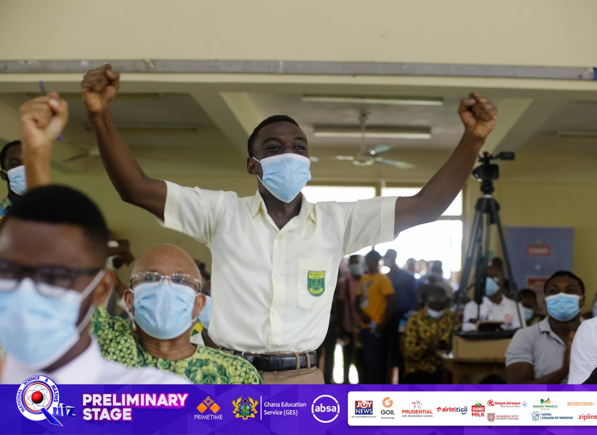 NSMQGhana's tweet photo. Volta-Oti Zone

End of contest

Mawuli School: 41pts**
Dzodze-Penyi SHS: 41pts
Awudome SHS: 29pts
Kpedze SHS: 14pts

**Won with a tiebreaker

Congratulations, Mawuli School for that wonderful performance! 

#NSMQ2021 #NSMQPrelims #Primetime https://t.co/pjjWX9MfPY
