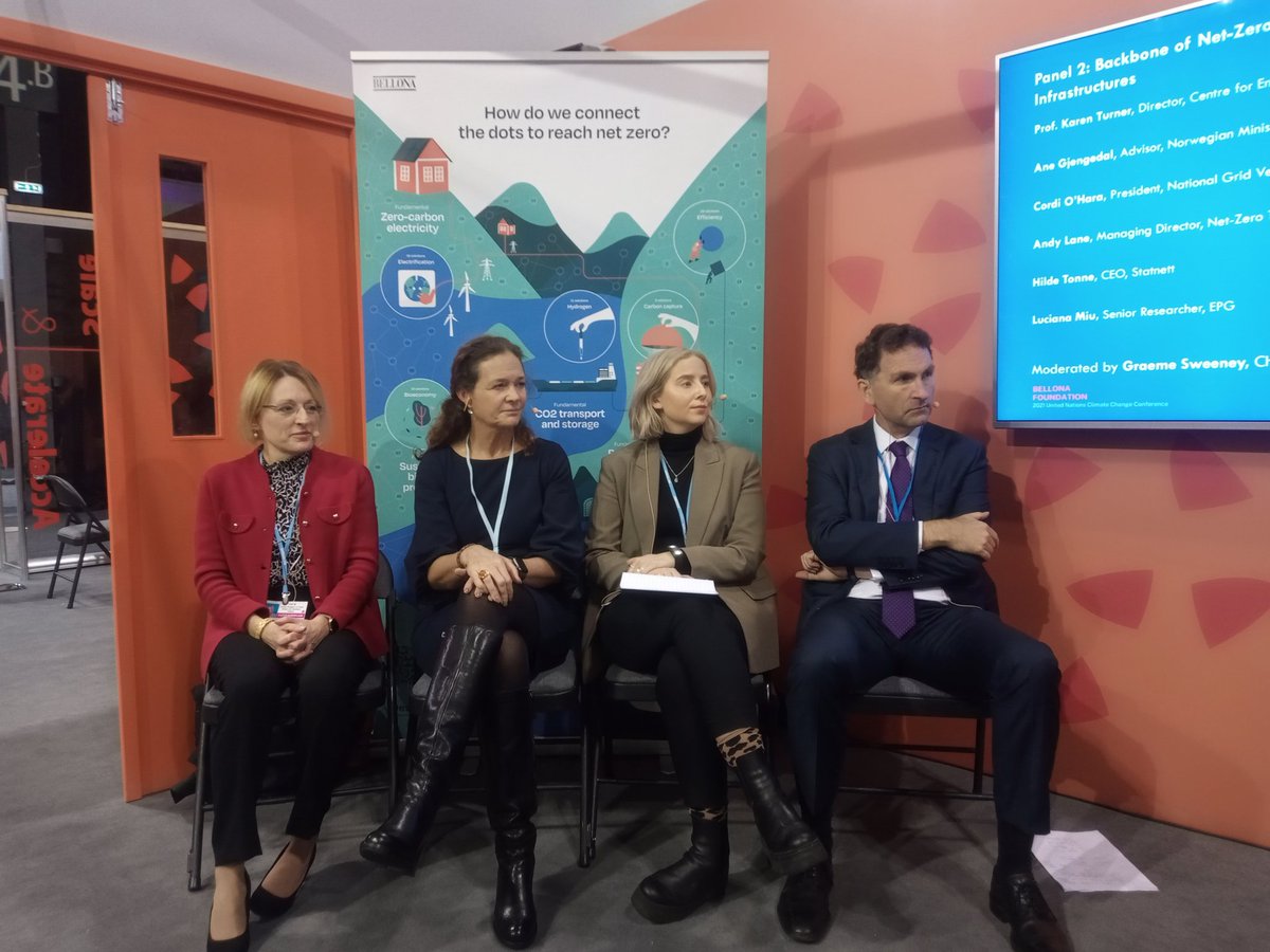NickMolho's tweet photo. Really interesting observations by National Grid Ventures &amp; @Statnett at our @AldersgateGrp @Bellona_EU event: investment in power interconnection is key to develop cross-border #renewables markets, grow the demand for clean power &amp; provide cost-effective system security #cop26 https://t.co/1kycoVpnqW