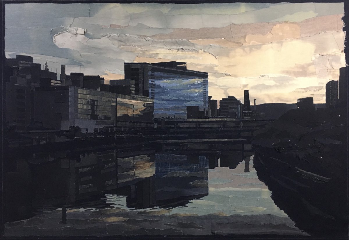 BasDylan88's tweet image. My lastest denim collage.
The perfect picture of the sky will always be sunset. 
(Denim on denim 
110x140 cm)
#NFTCommunity #NFTartist #NFTs #nftcollectors