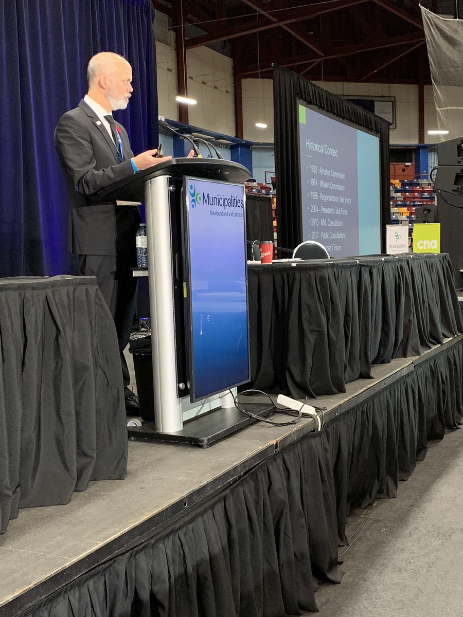 MunicipalNL's tweet photo. Regionalization - where we’ve been and where we’re going - is the first topic of discussion today at the MNL Conference and Trade Show, with MNL CEO Craig Pollett. #ItStartsWithUs #MNLAGM2021 https://t.co/VbqpRDu72g