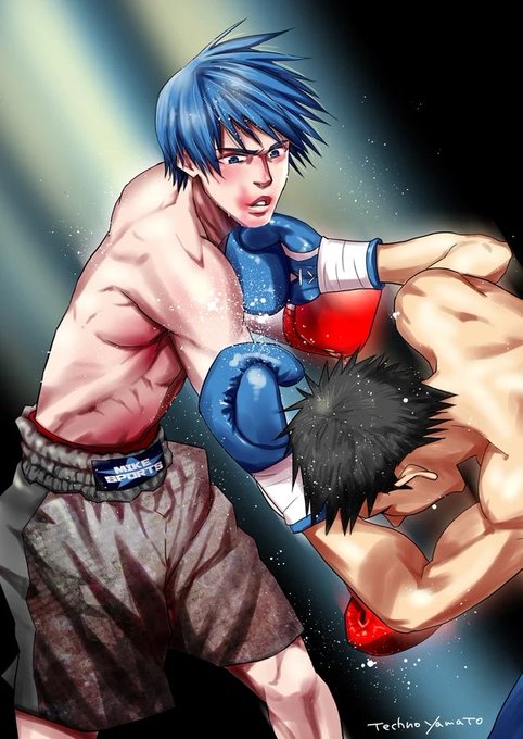 前のでskeb頑張って描いた! #いい男の日 