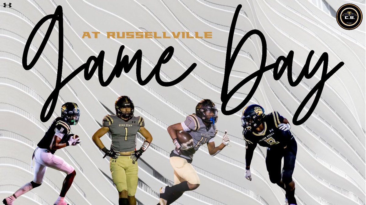 LincolnBearsFB's tweet photo. GAME DAY!
βͺοΈ PLAYOFFS - Round One
π @goldentigerath
π° 7:00
π Russellville Golden Tiger Stadium
π https://t.co/Ba21xZXHwS
#BearDown #ForByrd
@GameDayGraphic2 https://t.co/uZfl4Ufkm7