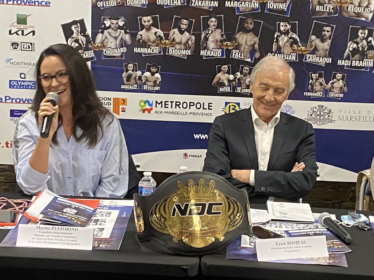 ProvenceUnie's tweet photo. #NDC28 #Dep13 #ProvenceUnie
✅ @MarinePustorino,
Conseillère départementale Déléguée au Sport de Haut niveau, à l’E-sport, aux Jeux Olympiques et Paralympiques, présente à la conférence de presse dédiée à la soirée du Kick-Boxing et du MMA à Marseille.
https://t.co/gmgmMAYMN8 https://t.co/YbBUikTd46