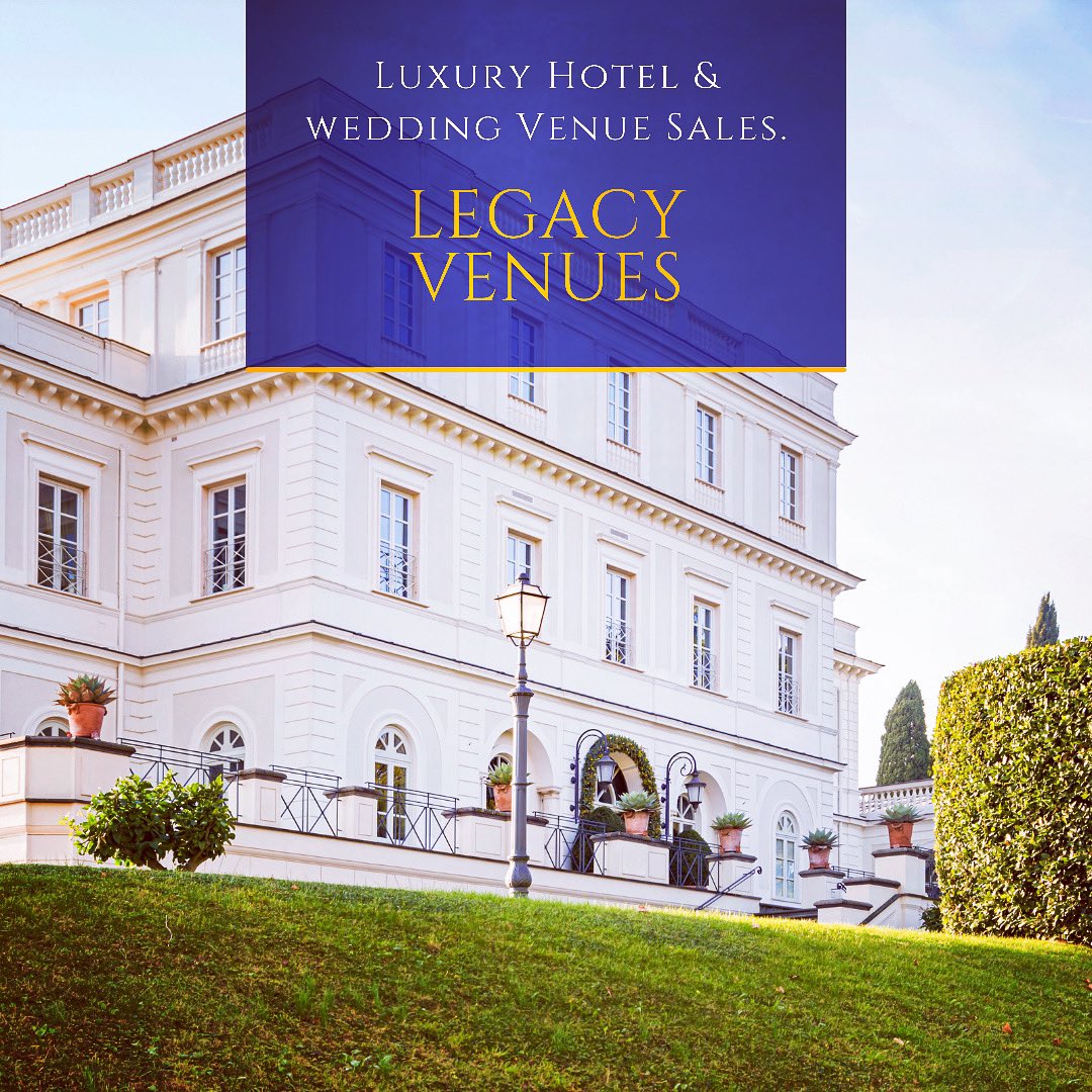 LegacyVenues's tweet photo. Confidential, off-market sales of Luxury Hotels & Wedding Venues, across the UK & Europe π
We manage sales on opportunities ranging in value from Β£1m to Β£500m.
π§- Enquiries@legacyvenues.co.uk
#luxury #hotel #4star #5star #wedding #weddingvenue #weddingvenueowner #property https://t.co/EQbMfZpvCR
