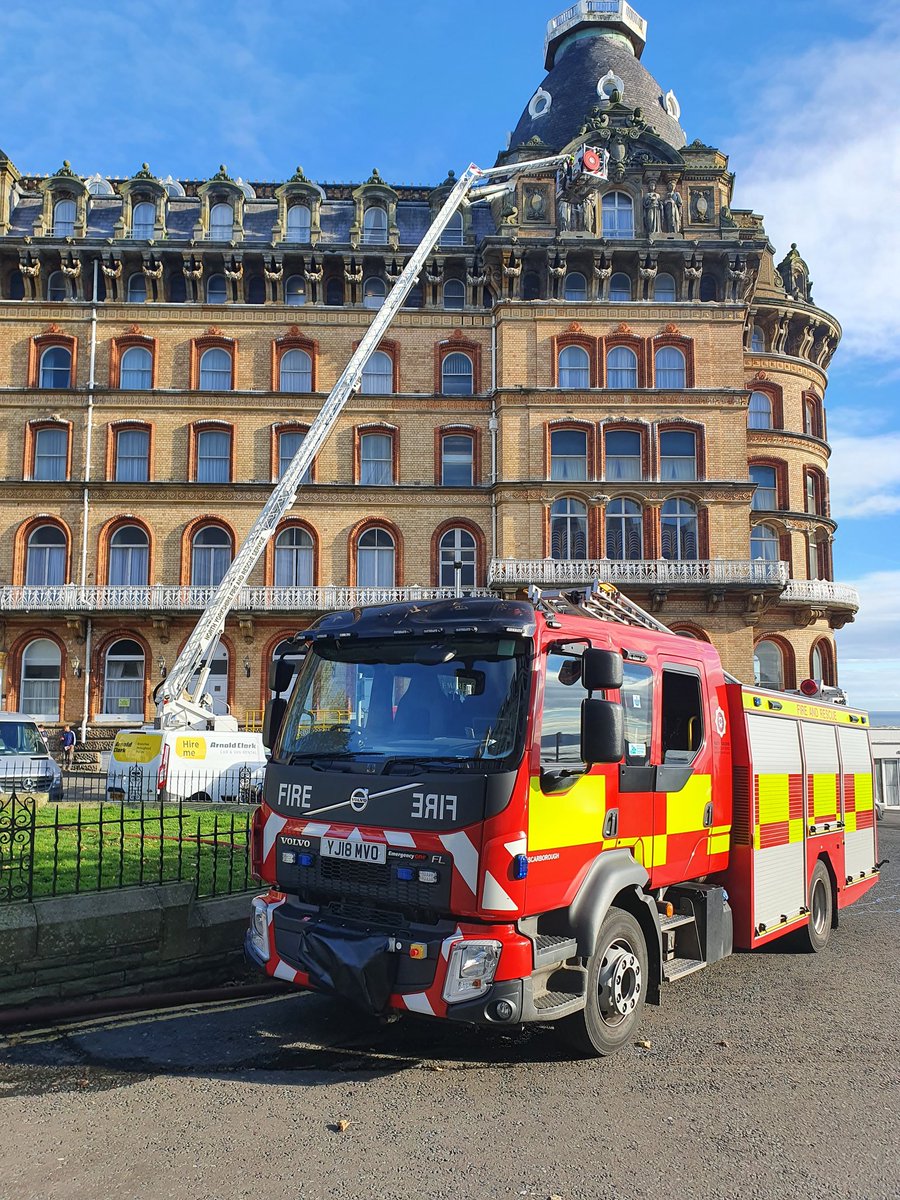 ScarboroughFir2's tweet photo. Blue testing the capabilities of both the ALP and an open water supply at the Grand Hotel, Scarborough. Thanks to all at the Grand for allowing access. https://t.co/ZS3Xwnty4f