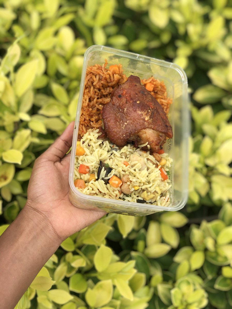 PazztaPalace's tweet photo. Seafood fried rice, plantain and chicken available for lunch today 2500 for a plate 
We deliver anywhere within akure🏍
#akurefoodvendor #pazztapalace https://t.co/iTMkY9Ztby