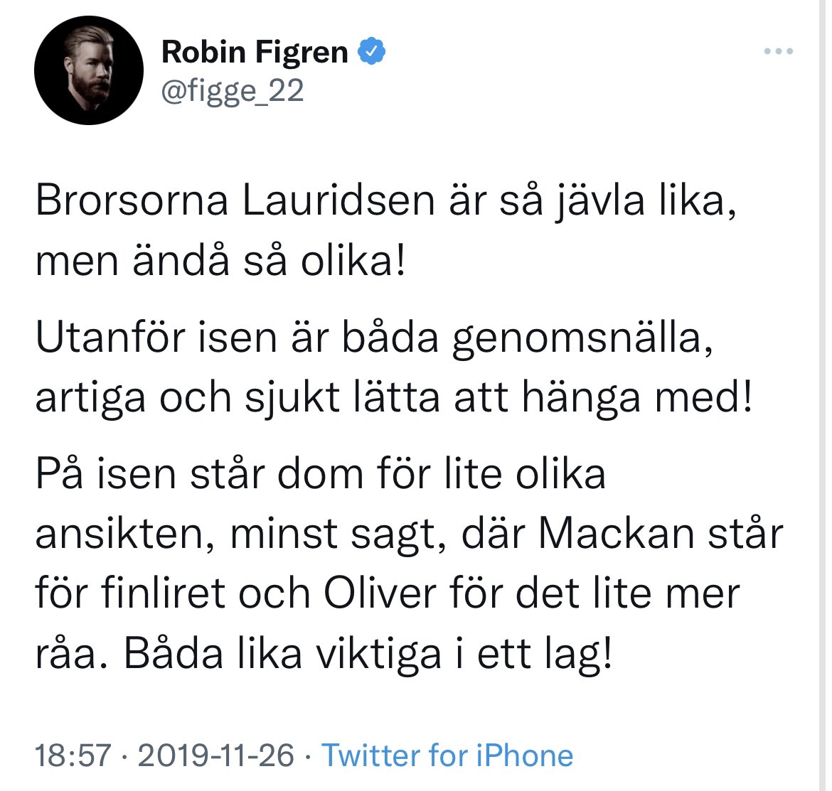 figge_22's tweet photo. Fruktansvärt otäckt det som hände Max igår. Krya, gosse!

Ishockey är en hård och faktiskt ganska farlig sport. Men vid händelser som denna förstår man på något sätt tjusningen med den.

Jag blir både varm och stolt över hur oviktig den blir när det väl brinner till. https://t.co/24hj5rxrg5