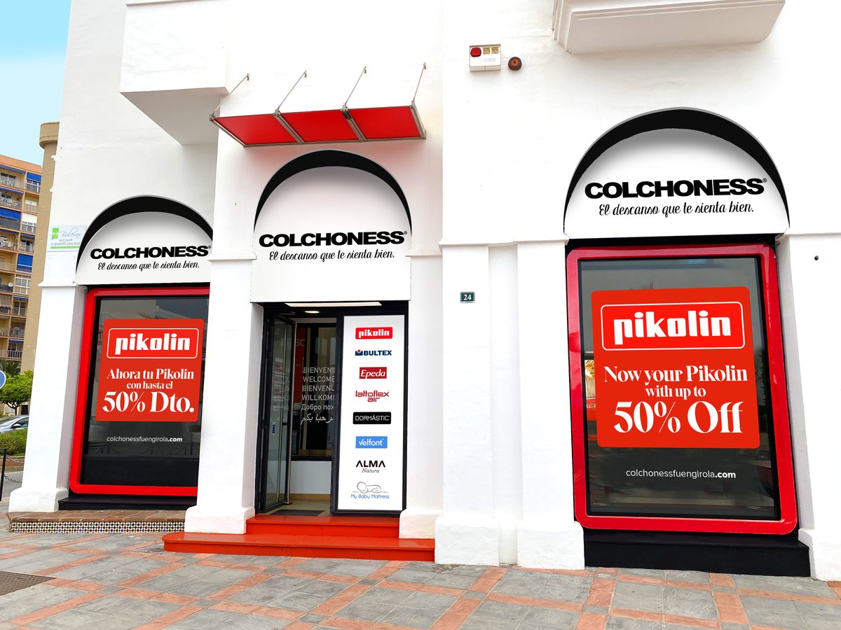 SOFASS_Esp's tweet photo. 📍 Las tiendas SOFASS® y COLCHONESS® continúan con su expansión en España con una nueva apertura en Fuengirola. Podéis visitar COLCHONESS® con sus más de 300m2 de exposición en Avda. Alcalde Clemente Díaz Ruiz, 24.

#colchoness #colchones #colchon #colchoneria #fuengirola https://t.co/xjAXJKVNw2