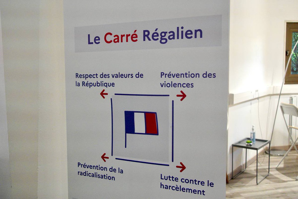 jmblanquer's tweet photo. Le carré régalien dans chaque rectorat au service d’un bon climat scolaire.
Prévention, signalements, réaction pour:
👉Respect des valeurs de la République
👉prévention des violences
👉lutte contre la radicalisation
👉lutte contre le harcèlement
À Nice avec les acteurs du sujet: https://t.co/jkOW2zaHss