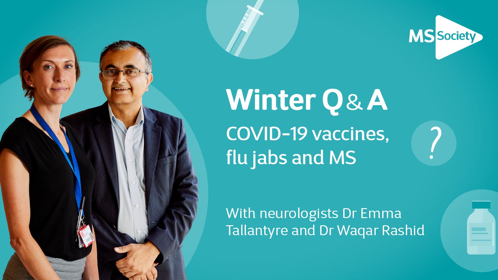Winter Q&A - COVID-19 vaccines, flu jabs and MS