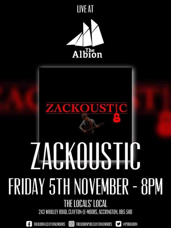 PubAlbion's tweet photo. Well HELLO FRIDAY, We have been waiting for you 😁

FREE kids disco kicks off your weekend 5-7pm. Followed by the great ZACKoustic at 8pm.

https://t.co/kJEnDpby3d

Today's LIVE sport:

Football 
Saints v Villa

Cricket
T20 World Cup

Horse Racing

#TheAlbion #ProperPubs https://t.co/bC9GYqfbHR