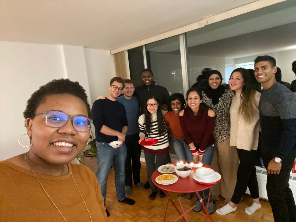 Jaspreet Banga (@jbanga0810) on Twitter photo Celebrated Diwali with my <a href="/BIDMC_IDFellows/">BIDMC Infectious Diseases Fellowship</a> family last night with Indian food and lots of laughs. Grateful for this crew. Happy Diwali!
<a href="/drmoeng/">Rodgers L Moeng MD</a> @AudreyLiMD <a href="/abarnabarna/">Abarna Pearl MD</a> <a href="/HawraAllawati/">Dr. Hawra Al-Lawati</a> <a href="/GPetranyi/">Gyula Michael Petranyi</a> @JeffLarnard <a href="/tshah1990/">Tejash Shah</a> <a href="/Tatezoe/">Tatenda Zoe Makoni</a> Celebrated Diwali with my <a href="/BIDMC_IDFellows/">BIDMC Infectious Diseases Fellowship</a> family last night with Indian food and lots of laughs. Grateful for this crew. Happy Diwali!
<a href="/drmoeng/">Rodgers L Moeng MD</a> @AudreyLiMD <a href="/abarnabarna/">Abarna Pearl MD</a> <a href="/HawraAllawati/">Dr. Hawra Al-Lawati</a> <a href="/GPetranyi/">Gyula Michael Petranyi</a> @JeffLarnard <a href="/tshah1990/">Tejash Shah</a> <a href="/Tatezoe/">Tatenda Zoe Makoni</a>