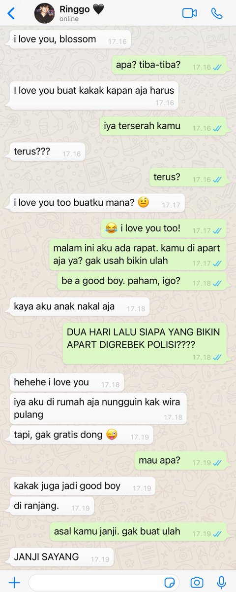 taenoosaurus's tweet photo. — taekook local au.

Leal

Tentang Ringgo dan pernak-pernik cintanya untuk Kak Wira; yang ia sebut juga ‘Blossom’ karena katanya, ketika Kak Wira terseyum, layaknya bunga yang sedang mekar—bahkan lebih dari itu.

⚠️ Older 9guk. https://t.co/JdLN9B3Z0A
