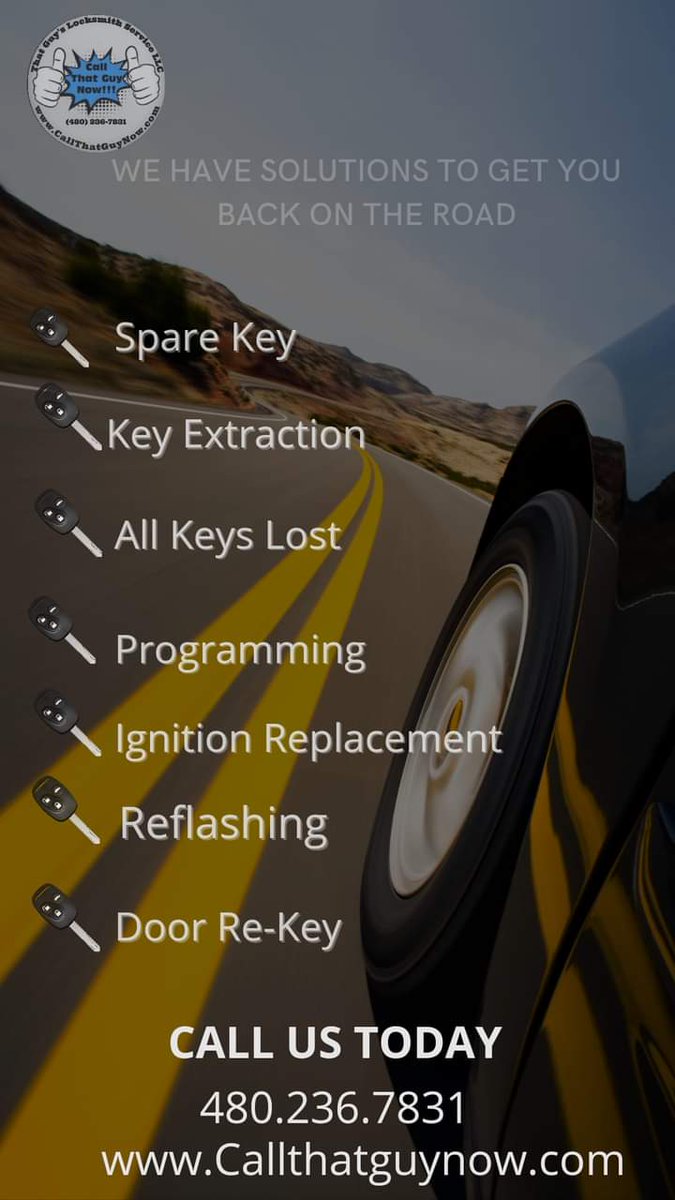 CallThatGuyNow's tweet image. CallThatGuyNow.com #Locksmith #PhoenixLocksmith #Lockedout #ArizonaLocksmith