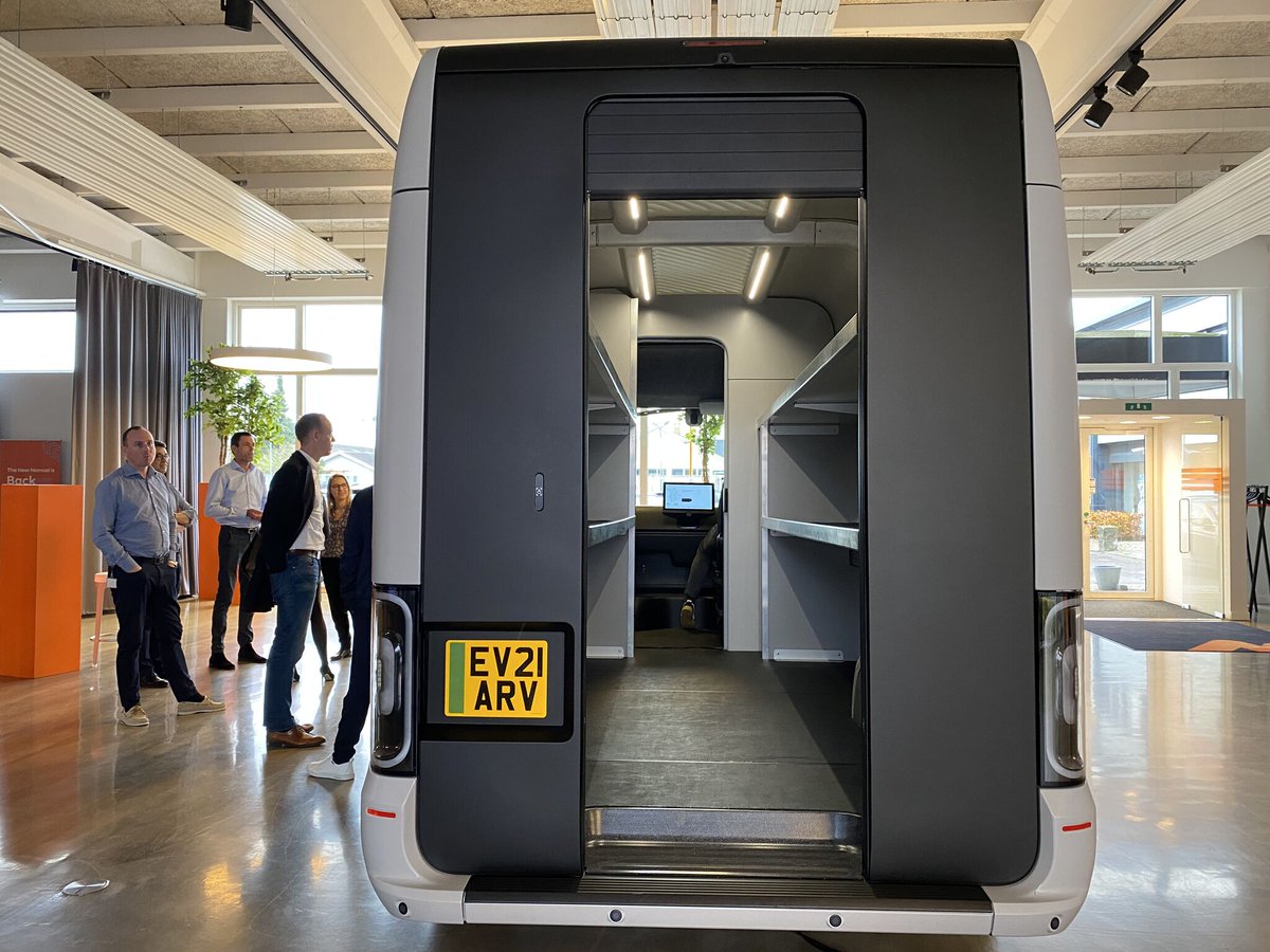 Leaseplan's tweet photo. What an electrifying visit! LeasePlan Denmark just hosted @Arrival and its state-of-the-art electric van. Check it out! 🔌
#LPDK #eLCV #Arrival #lastmiledelivery #whatsnext #sustainablemobility #StartElectric #FutureofMobility #FleetElectrification #SustainableMobility https://t.co/vYQ4cKehml