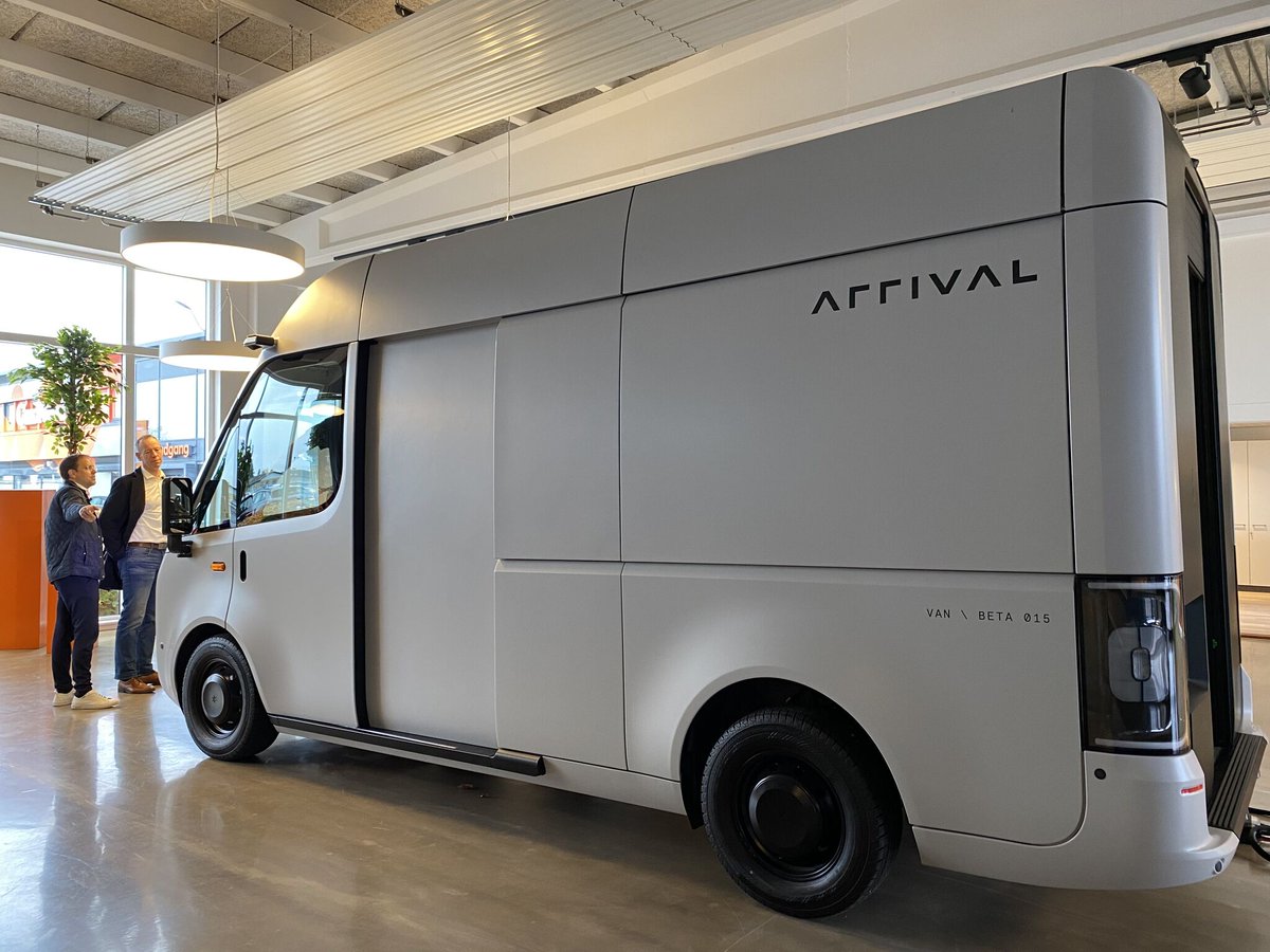 Leaseplan's tweet photo. What an electrifying visit! LeasePlan Denmark just hosted @Arrival and its state-of-the-art electric van. Check it out! 🔌
#LPDK #eLCV #Arrival #lastmiledelivery #whatsnext #sustainablemobility #StartElectric #FutureofMobility #FleetElectrification #SustainableMobility https://t.co/vYQ4cKehml