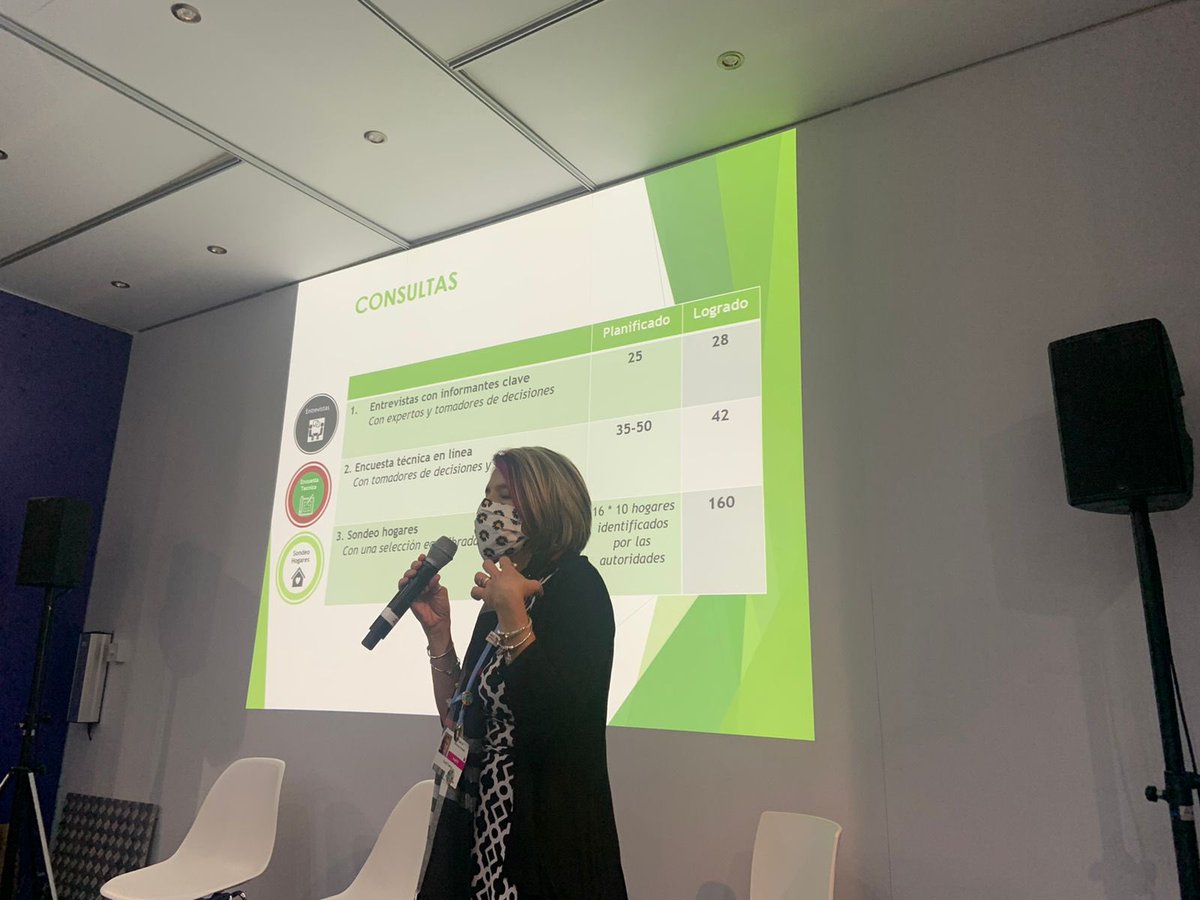 Cop26_VT's tweet photo. Carol Franco, from FREC, participating in a panel organized by Panama’s Ministry of Environment on risk and vulnerability to climate change impacts in developing countries. https://t.co/7hHzZhbnrv