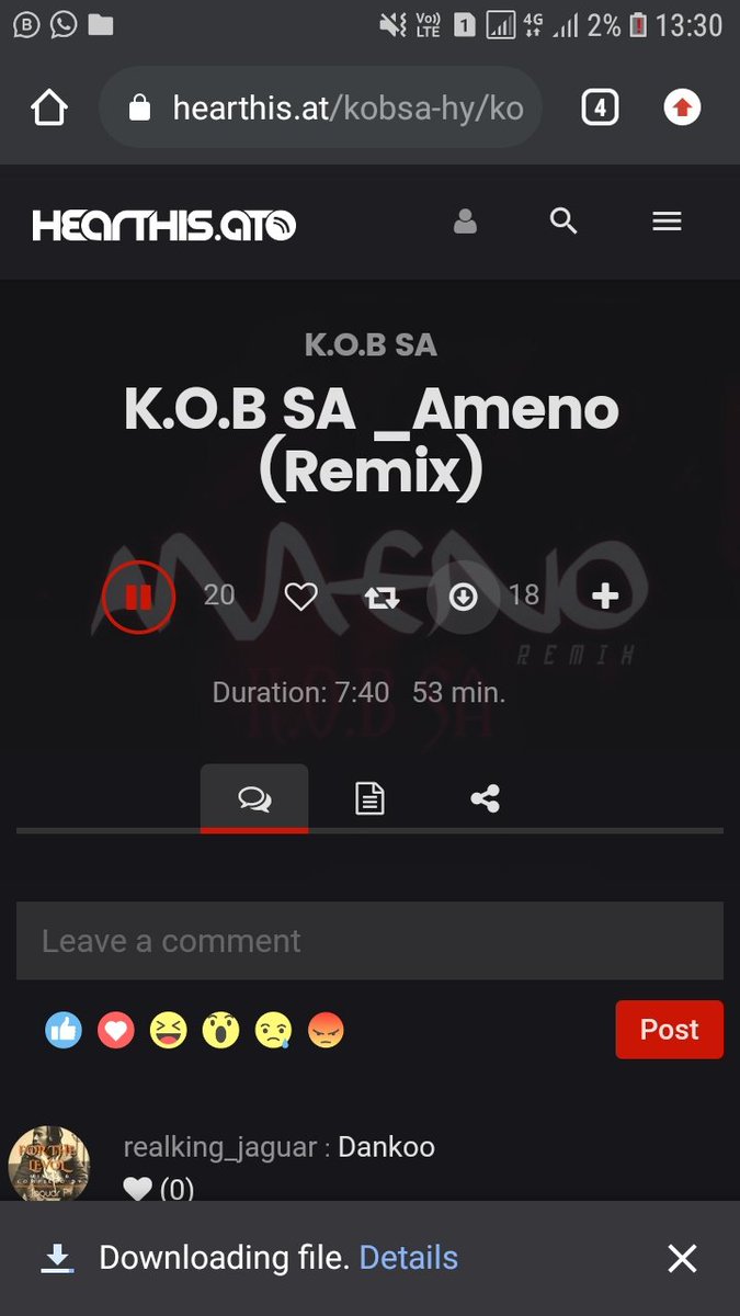 OtengPresence's tweet photo. KOB SA- Ameno Remix 
Damn this is fire 🤞❤🔥🔥🔥🔥🔥🔥🔥🔥
@kobsa7 
https://t.co/qOfDcaWS5m https://t.co/NARUIxpiEZ