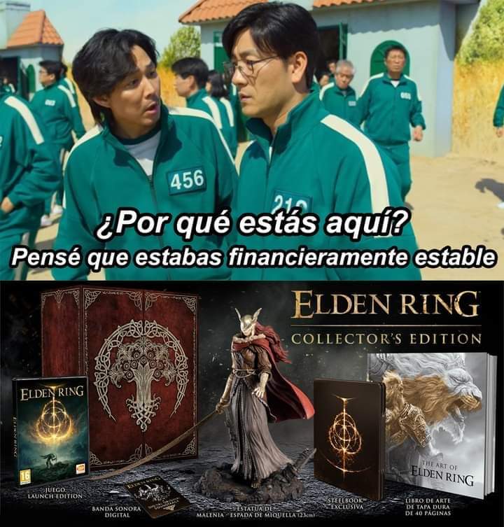 JinoGamerHC's tweet photo. ELDEN RING y su edición coleccionista 😟 https://t.co/hFsdSELIw2