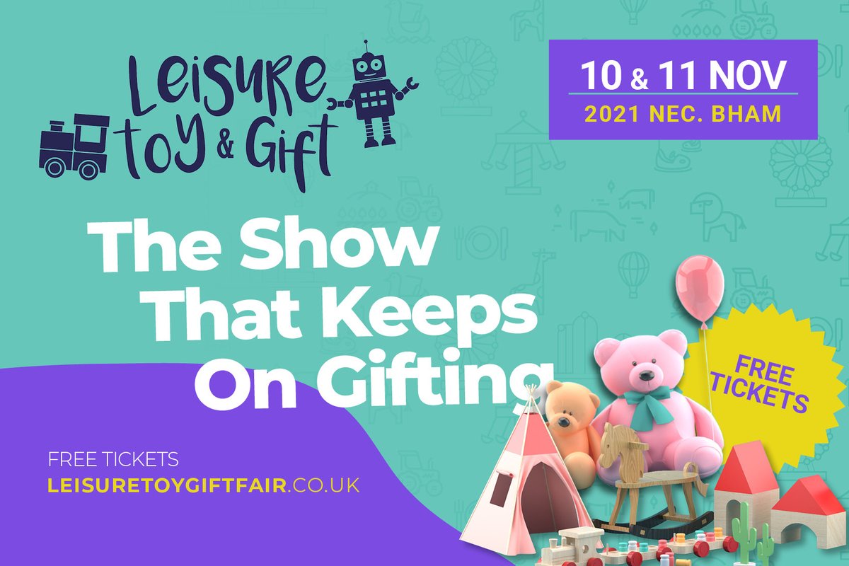 Did you know that the <a href="/LeisureToyFair/">Leisure Toy & Gift Fair</a> Expo will be running alongside the Family Attraction Expo, on the 10th &amp; 11th of November, at the NEC Birmingham!🧸🪁
Sign up for FREE tickets so your team can learn how to start or expand your gift shop… 
 
bit.ly/31y7p38