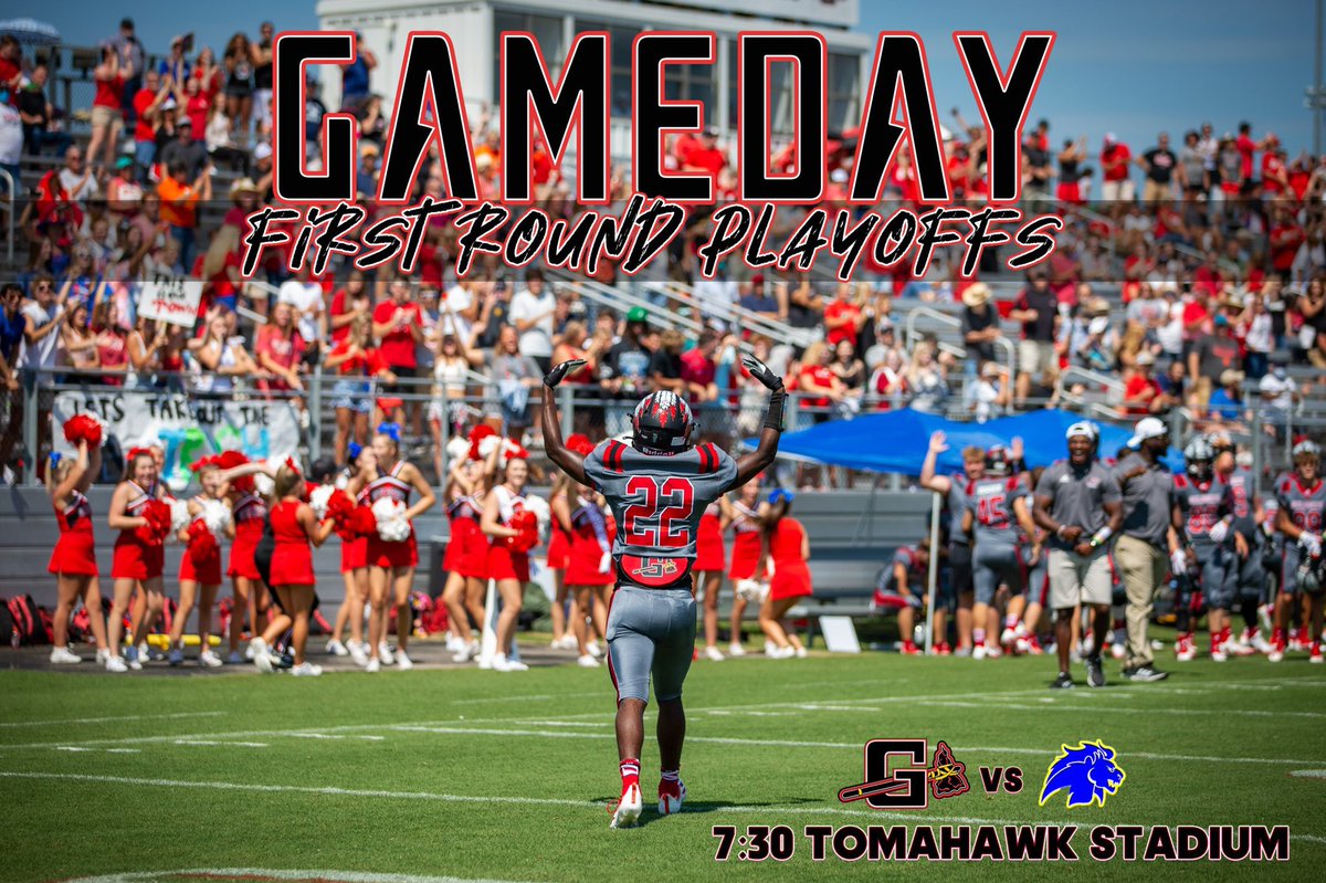 gilbert_indians's tweet photo. IT’S GAMEDAY GILBERT, AMERICA!!! Playoff football starts tonight as the Indians host the Loris Lions in the first round!                                                Photo Credits: @scottmilesphoto https://t.co/aasDDVg6An