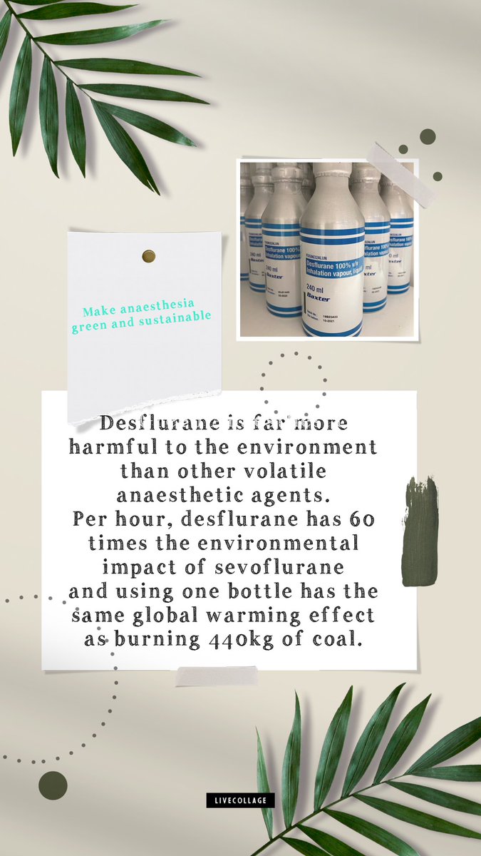 QSNeuroanae's tweet photo. Really proud of efforts made in our department to make healthcare sustainable+to help curb climate change. We no longer use desflurane as an Anaesthetic gas and N2O is absent in our Anaesthetic gas outlet. #climatechange #cop26 #sustainablehealthcare @uclh @RCoANews @naccsuk https://t.co/tZwWOyPAnU