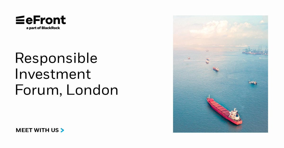 eFrontFinancial's tweet photo. Next week at the Responsible Investment Forum in London, BlackRock’s Global Head of eFront Insight Melissa Ferraz will be joining the panel “Making data useful: Are we drowning in ESG data?” at 12:40 pm GMT, Nov 9: https://t.co/NPrNCv8EFL https://t.co/KSePygDUeG