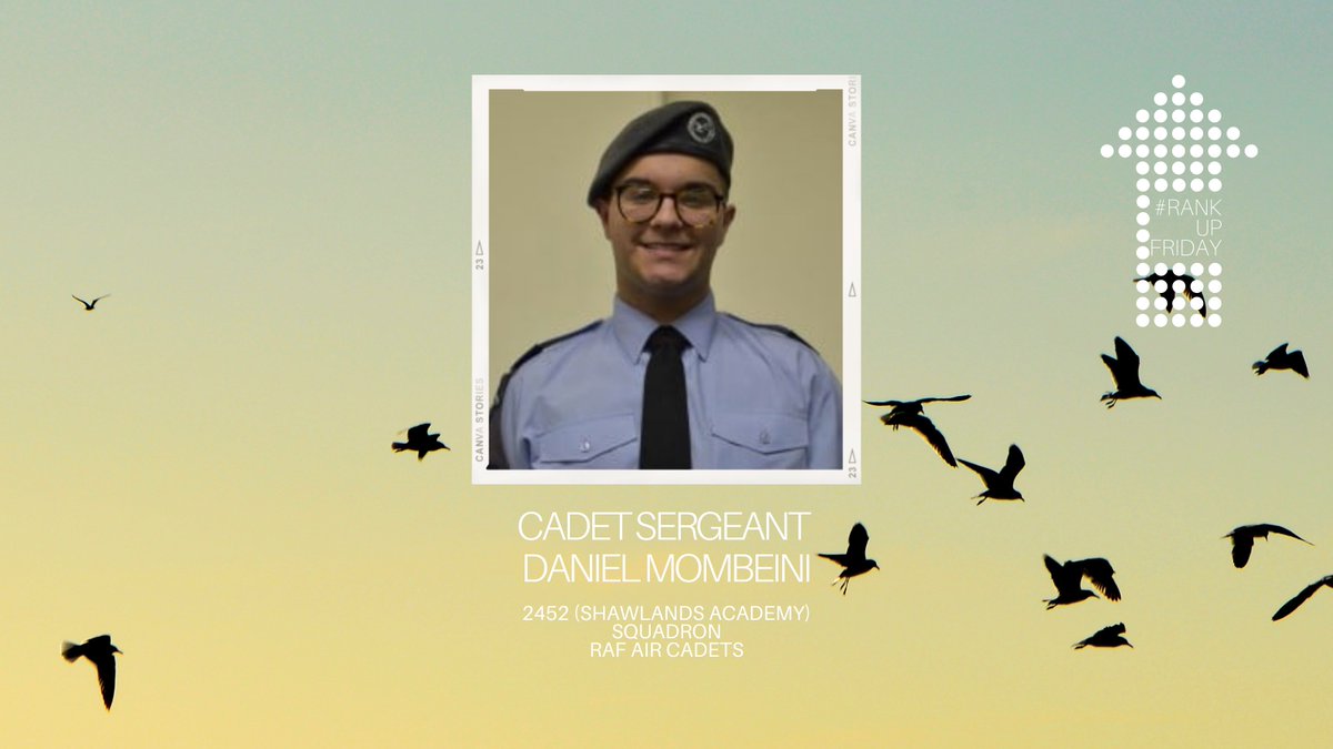 Lowland_RFCA's tweet photo. Flying High On #RankUpFriday ⬆️ ✈️
We return to 2452 (Shawlands Academy) Squadron, @aircadets, to celebrate another promotion!
Cadet Sergeant Daniel Mombeini has ranked up from Corporal! 👏
Excellent work!
ℹ️ https://t.co/EJN6HywbKH
@SNIRAFACMedia https://t.co/NX3Cr5Tb8H