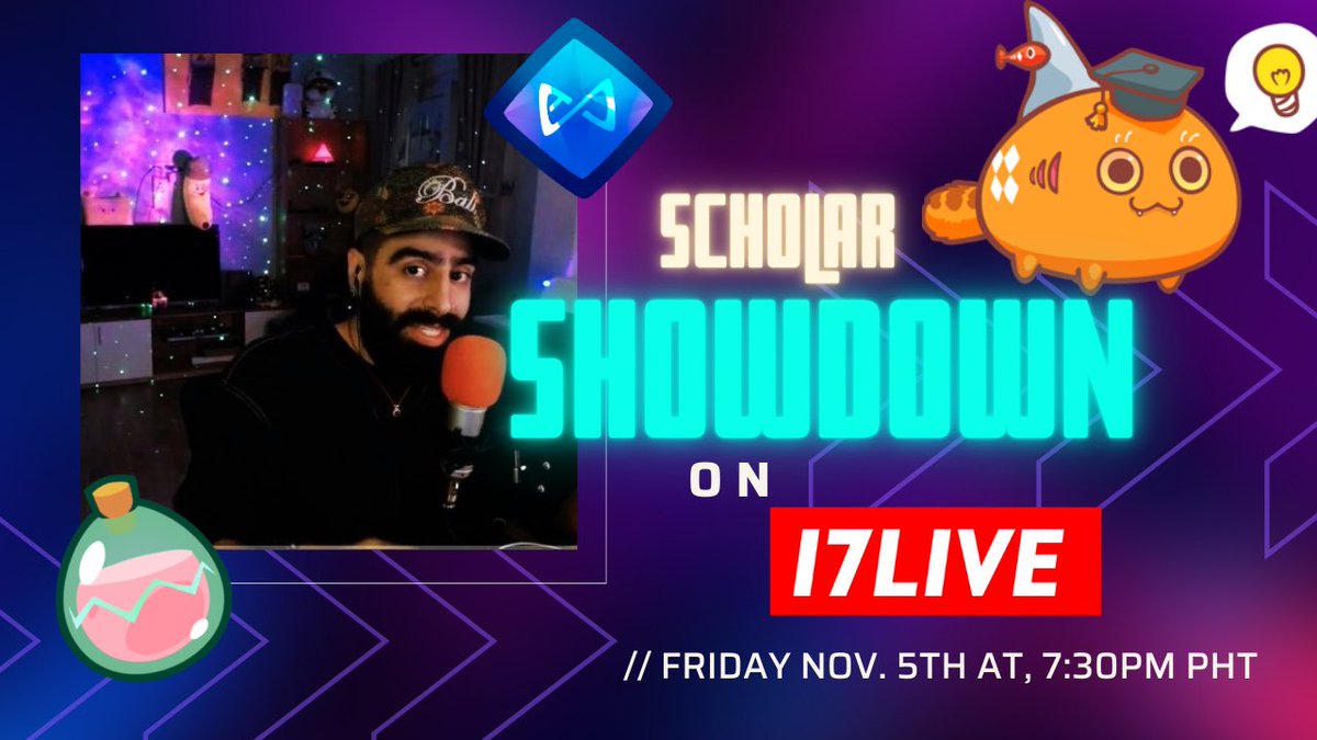 Justin_The_Mind's tweet photo. Scholar Showdown 2nd Round Starts Now! 🔥

Come through! To see @Jolina123451 battle in the arena for a shot at a scholarship!

✅ Download here:
https://t.co/DJC0O8uzPw

✅ Search for @justin_the_mind on 17 Live https://t.co/qrEs7XpquP