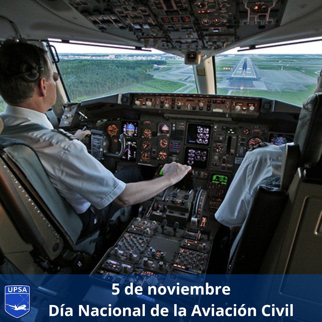 UPSA_Oficial's tweet photo. Desde UPSA saludamos a todas y todos los pilotos de la aviación civil, comercial y general. ¡Feliz día! ✈️ https://t.co/aHJ3UbcCWP