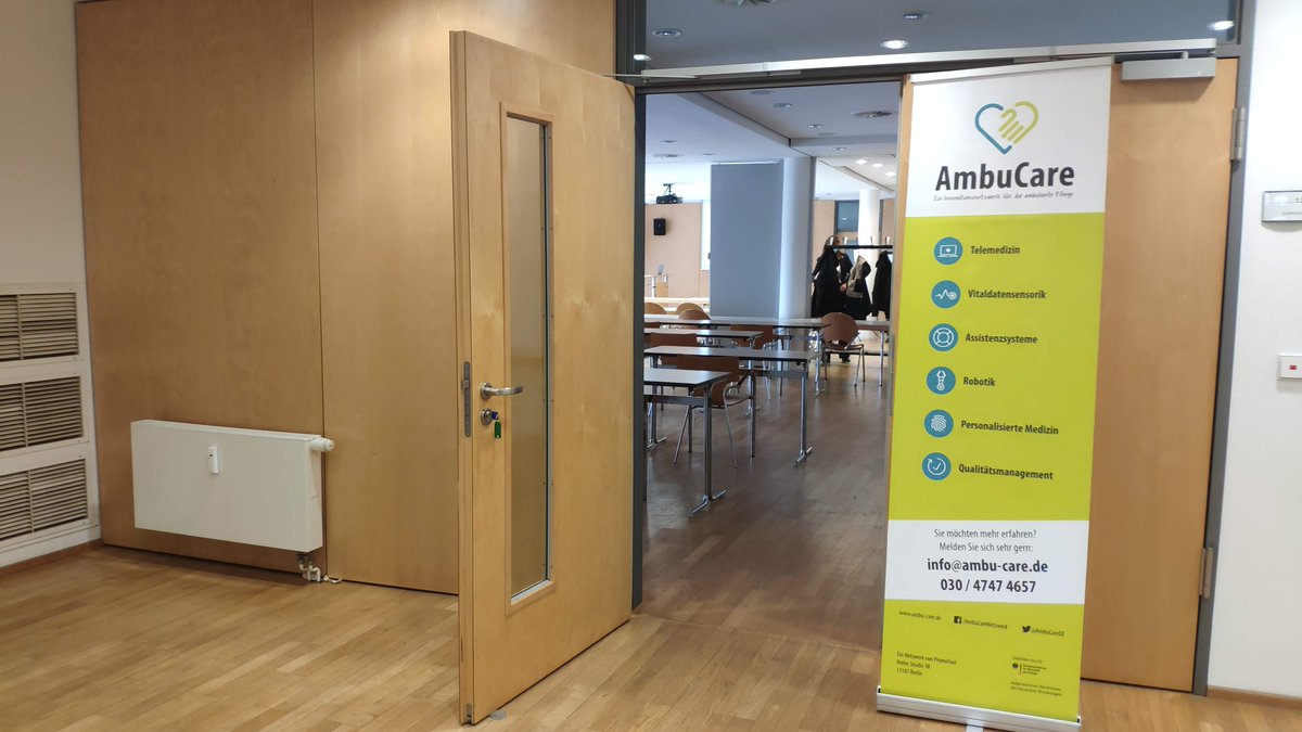AmbuCareDE's tweet photo. Vielen herzlichen Dank an alle Teilnehmenden für den inspirierenden Austausch auf unserem AmbuCare-Netzwerkmeeting im #Innovationspark  #Wuhlheide! 

Hier ein paar Impressionen - bis zum nächsten Mal! https://t.co/VX5f5eWvCb
