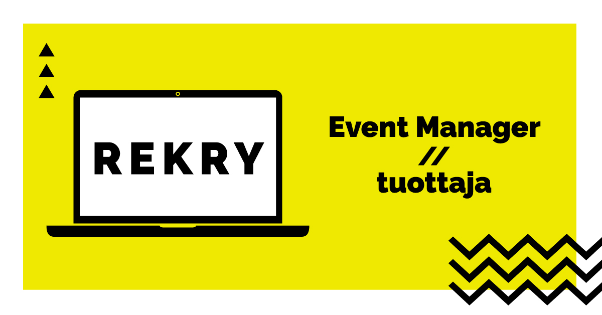 FactorNovaOy's tweet photo. #REKRY – Haemme nyt tuotannon staraa tapahtumatiimiin! 💛🖤

#Tuottaja on tapahtumatiimin sykkivä sydän. Hän tekee asiakkaidemme unelmista ja suunnittelumme ideoista totta ja saa kumppanimme pistämään parastaan yhteisen tavoitteen eteen. Hae nyt mukaan: https://t.co/57pvN2yCZw https://t.co/j4AGJQ2rzh