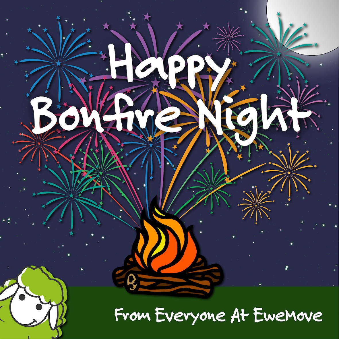 🎆 Keep safe and warm tonight everyone. 🎇