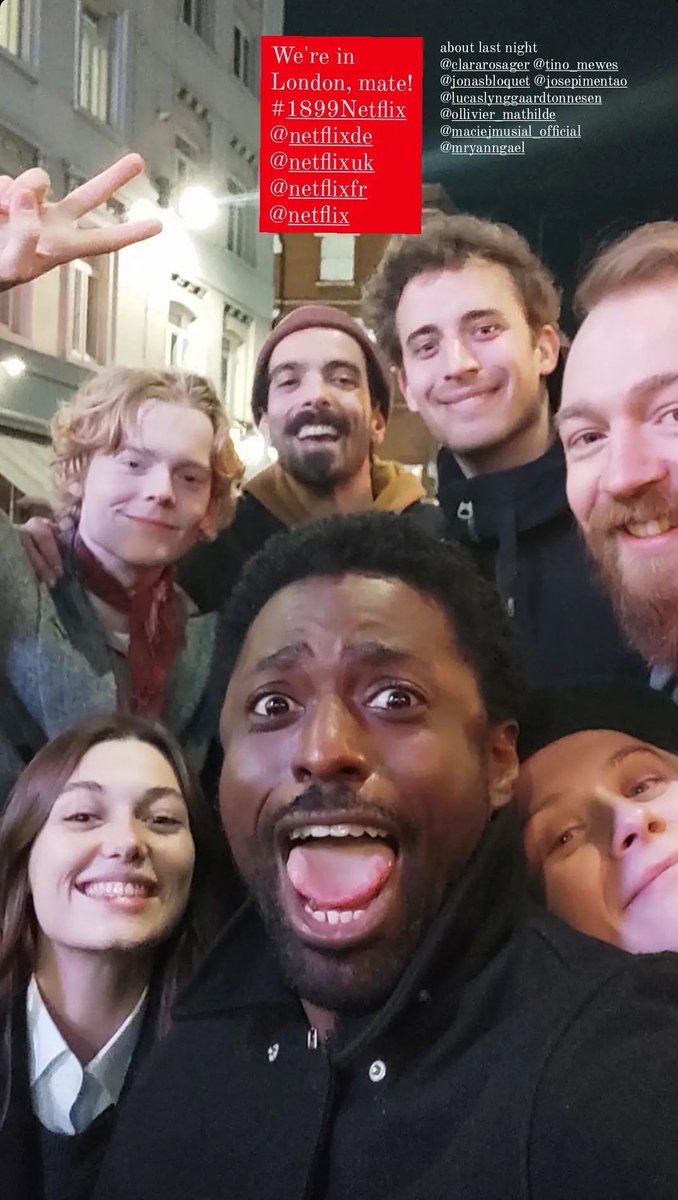All casts have Assembled in London to give 1899 a Finale Wrap! #1899Netflix