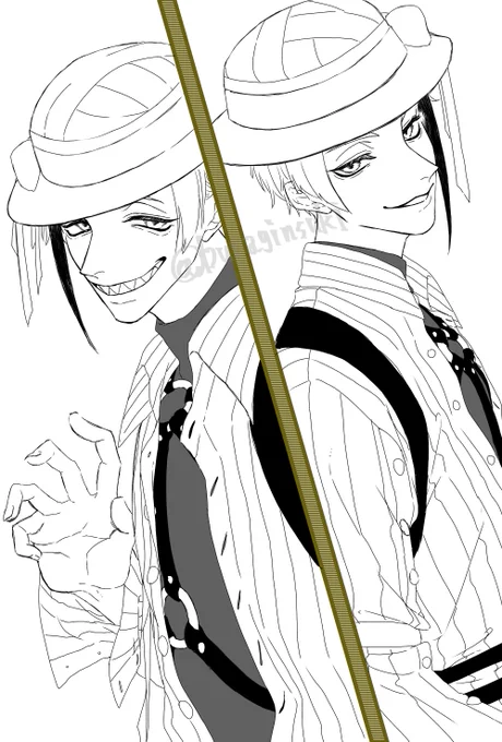 ちゃんとお絵描きしたいけどなんか気力湧いてないので誰かこれで塗り練習しない????? 