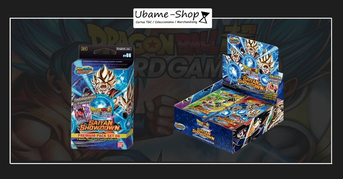 ubameshop's tweet photo. ¡Disponible en web! ✅

Saiyan showdonw BT15

#ubameshop #dragonball #tcg https://t.co/mUxJjqvDWw